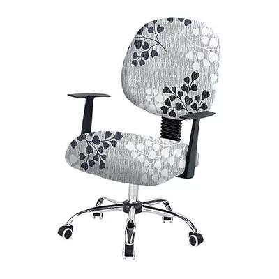  Computer Office Chair Covers Stretch Computer Chair Cover 2 Piece Desk Color14 • $27.98