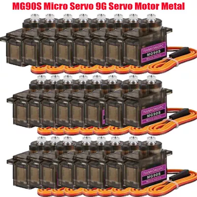 MG90S Micro Servo Motor Metal Gear 9G For RC Helicopter Airplane Car Robot Plane • $70.86