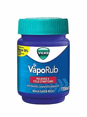 Vicks Vapo Rub Maha Saver Pack - 110 Ml • $13.99