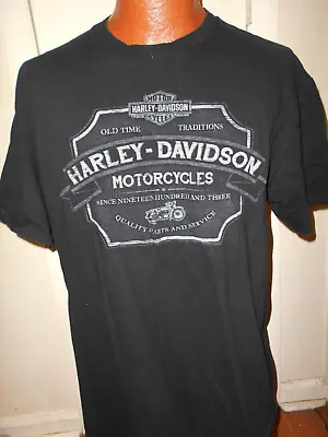 Harley Davidson Mermaid New Port Richey FL Men's XL Black T-Shirt. • $28.88
