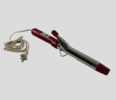 Vidal Sassoon Curling Iron Burgundy Model  VS-100 Dual Temperature Setting • $9.49