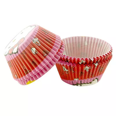 100pcs Cupcake Liners Greaseproof Convenient Thickened Decorating Cake Paper • $7.33