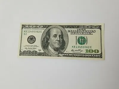 Series 2006 A ~ US One Hundred Dollar Bill $100 ~ New York ~ KB 13493062 E • $130