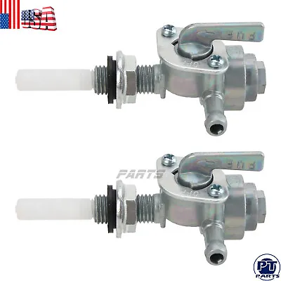 2 Pk 1/4  Fuel Shut Off Valve Petcock Switch For Generator Gas Engine Tank • $10.97