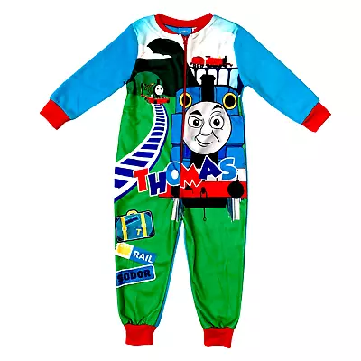 £10.95 • Buy Boys THOMAS THE TANK  Sleepsuit, All In One, Pyjamas 18mths - 5yrs  Micro Fleece