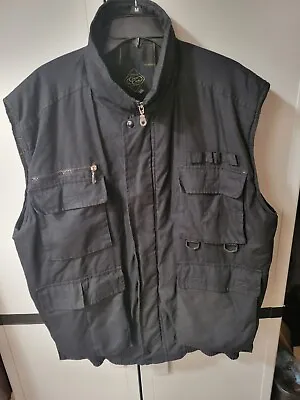 Mens Canyon Creek Insulated Vest Black Size 2xl • $12.99