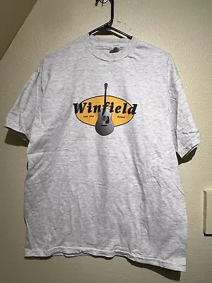 Vintage Single Stitch T Shirt Winfield National Flat Pickin’ Championship 1994 • $20