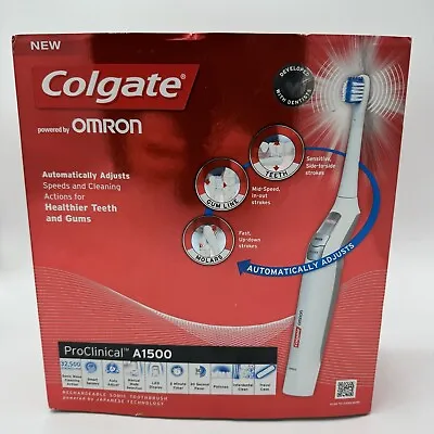 Colgate Omron A1500 Expert White Pro Clinical Toothbrush - White • £275