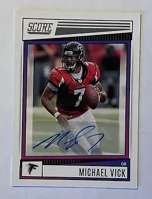 2022 Panini Score Signatures #44 Michael Vick Auto Autograph • $28.99