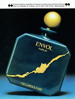 1981 Advertising 049 Le Perfume Envol By Ted Lapidus • $3.19