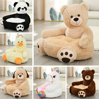 £36 • Buy Kids Plush Sofa Seat Bear Panda Soft Chair Toddlers Armchair Cushion Child Gifts