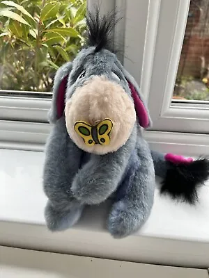£4.99 • Buy Disney - Talking Eeyore Detachable Butterfly Nose And Tail Soft Plush Toy - 10”