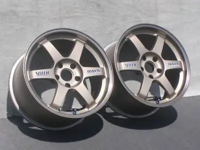 JDM Good Condition RAYS TE37 9.5J +40 2wheels S13 S14 S15 180SX R32 R3 No Tires • $2095.40