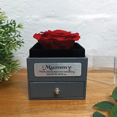 Eternal Red Rose Mum Jewellery Gift Box |Mothers Day Gifts Nana Grandma • $60