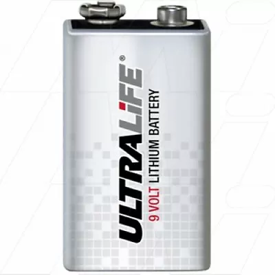 U9VLJP Ultralife 9V Lithium Battery For Smoke Alarm Transmitter • $29.99