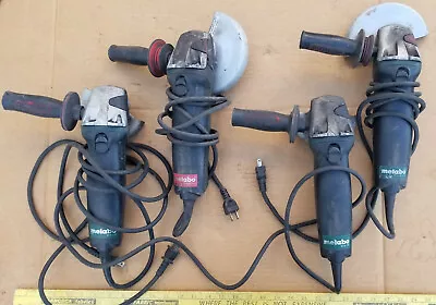 Metabo Angle Grinder W 8-115 WE 14-150 Quick Tool Lot Of 4 • $45