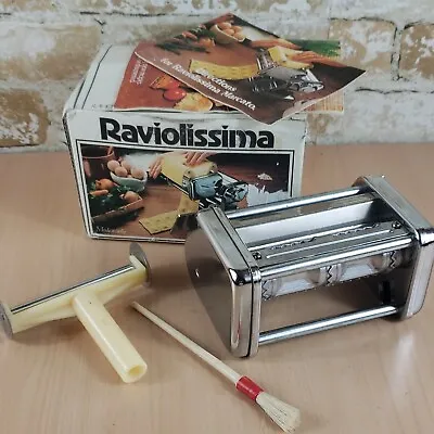 Vintage OMC Marcata Raviolissima Attachment Noodle Ravioli Maker Machine • $30.99