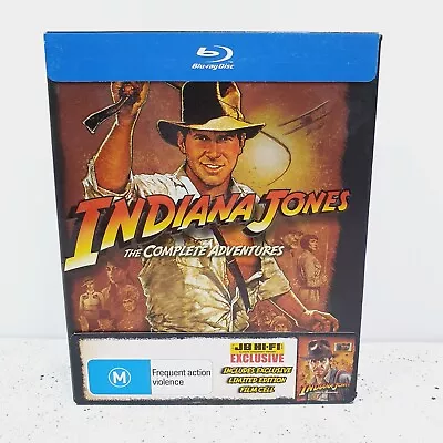 INDIANA JONES The Complete Adventures Blu-Ray 4 Movie Box Set • $35