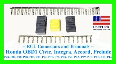 OBD1 ECU Connector Terminals Fit Honda Civic Accord Prelude Integra P28 P72 VTEC • $54.99