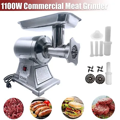550LB/h Commercial Meat Grinder 1100W Electric Sausage Stuffer 193RPM Heavy Duty • $219.80