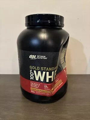 Optimum Nutrition Gold Standard Whey Protein Powder 5Lb Chocolate PB “DENTED” • $50