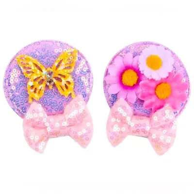 Minnie Mouse Ears Hair Clips Encanto Isabella Disney Sequins Bow Hair Clip Girls • $13.95