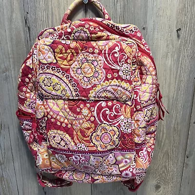 Vera Bradley Floral Multicolor Backpack - Wear On The Corners.  Cheap Price • $7.95