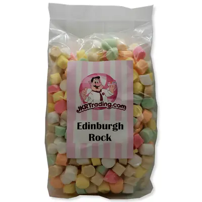 Edinburgh Rock 1Kg Share Bag A Value Bag Full Of Chalky Rock Pieces • £14.99