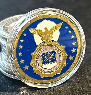 USAF SECURITY FORCES POLICE MILITARY CHALLENGE COIN United States AIR FORCE New! • $12.97