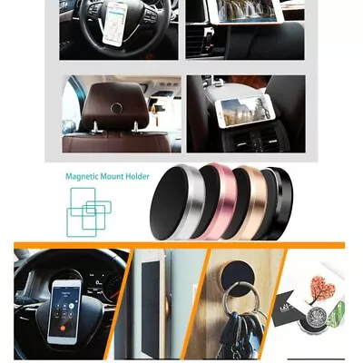 £2.79 • Buy Round Sticky  Universal Magnetic KEY Mobile Phone Holder  Use For DIY  Wall D...