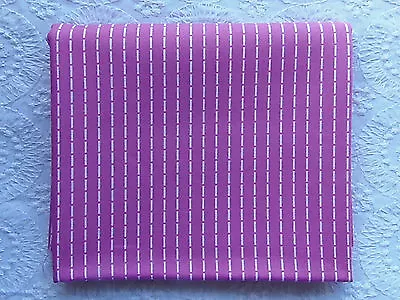 RARE OOP Michael Miller Patty Young Lush PURPLE RUNNING STITCH *100% Cotton FQ* • $5.95