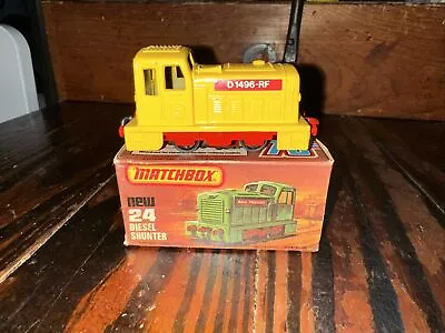 Matchbox 75 #24 Diesel Shunter In Original Box 1970s 70’s Lesney NOS WOW • $20