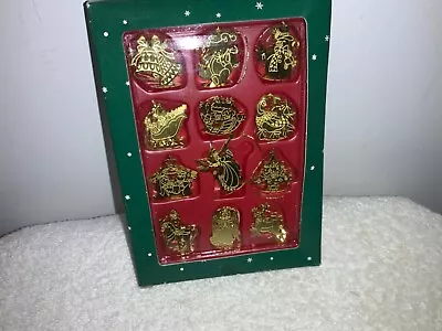 Mini Shiny Christmas Ornaments- Set Of 12 • $8.50