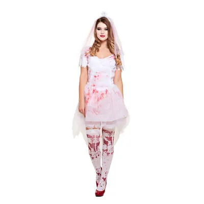 £14.99 • Buy BLOODY BRIDE - Adult Fancy Dress - Zombie - Vampire - Costume Party - Bad Taste