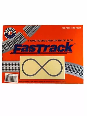 Lionel Fast Track Figure 8 Add On Track Pack 6-12030 O Gauge 🌟 Complete W/ Box • $59.95