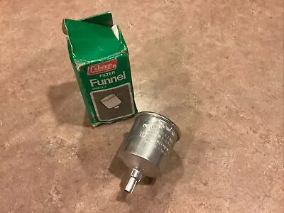 Vintage Coleman Filter Funnel 199B1111 W/ Original Box  Made In USA. Used • $10