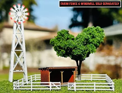 N Scale Cattle Shelter Kit #0204V1 Rolly's Railroad Models Unassembled Laser Kit • $12.99