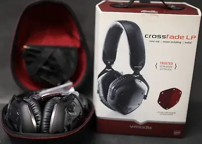 $129.99 • Buy NEW V-Moda Crossfade LP Headband Headphones - Black + RED Extra Pair