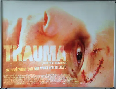 Cinema Poster: TRAUMA 2004 (Quad) Colin Firth Naomie Harris • £9.95