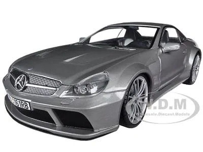 Mercedes Sl65 Amg Black Series (r230) Grey 1/18 Diecast Model By Motormax 79161 • $37.99