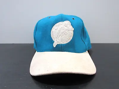 Miami Dolphins Hat Cap Strap Back Green White Mitchell & Ness Football Mens • $23.10