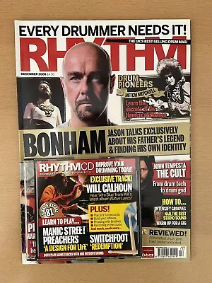 £8.99 • Buy RHYTHM MAGAZINE December 2006 + CD 41,JASON BONHAM, Drums
