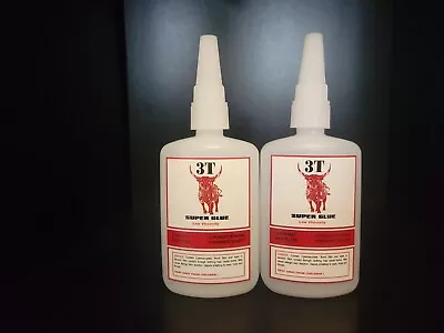 THIN CA Glue -3T (2) 4 Oz Bottles -  Super Glue  Adhesive • $20