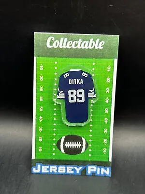 Dallas Cowboys Mike Ditka  Jersey Lapel Pin-Classic RETRO Collectable • $11.50
