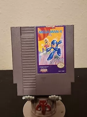 Mega Man 4 (Nintendo NES 1991) Authentic Tested Free Shipping • $46.99