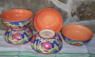 5 Vintage Pfaltzgraff Villa Della Luna 6 5/8  Soup Cereal Bowls • $25