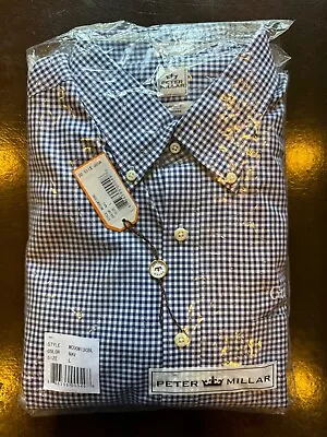 Gulfstream Embroidered Dress Shirt | Peter Millar Size Large | *NEW* • $115