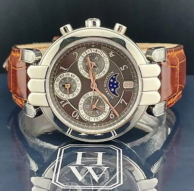 Harry Winston Perpetual Calendar Platinum Mens Watch Limited Edition 200-MCAPC38 • $24499