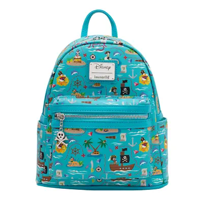 Loungefly Disney Mickey & Friends Pirate Mini Backpack Characters Pirates Bag • $56