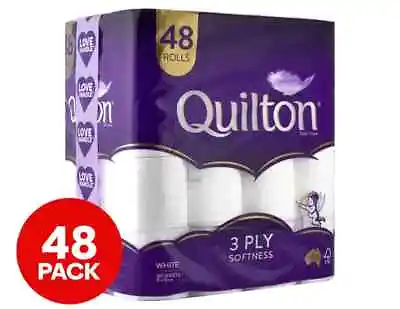 $37.50 • Buy Quilton 3 Ply Toilet Paper Rolls 48pk